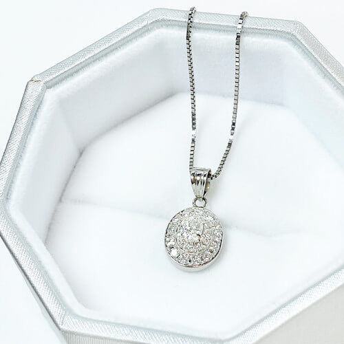 Diamond Necklace 0.30ct/0.37ct K18 has been bought!