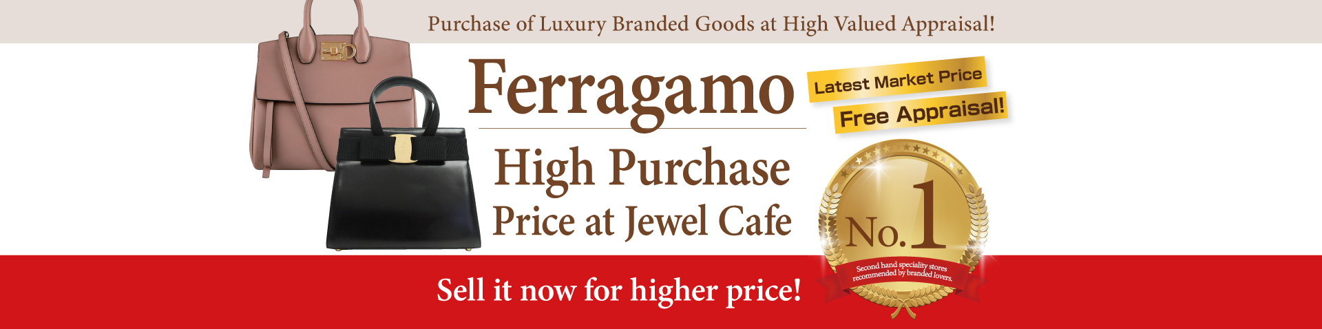 Purchase of Ferragamo handbag