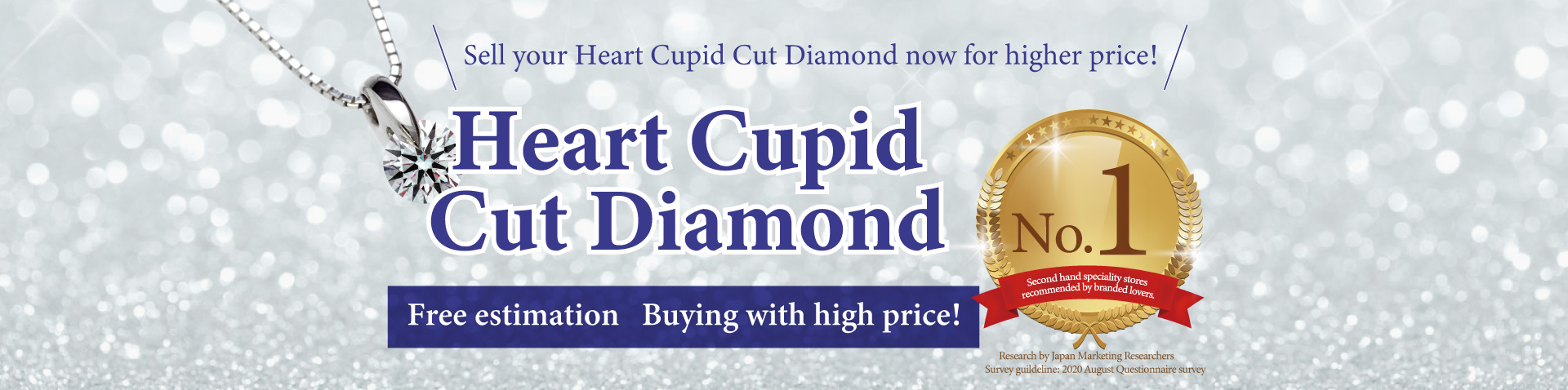 Free estimation of heart cupid cut diamond