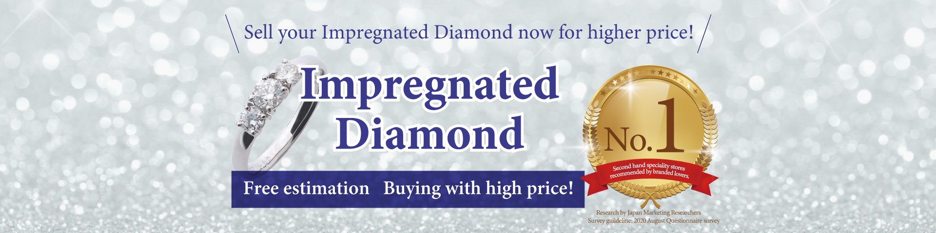 Free estimation of impregnated diamond
