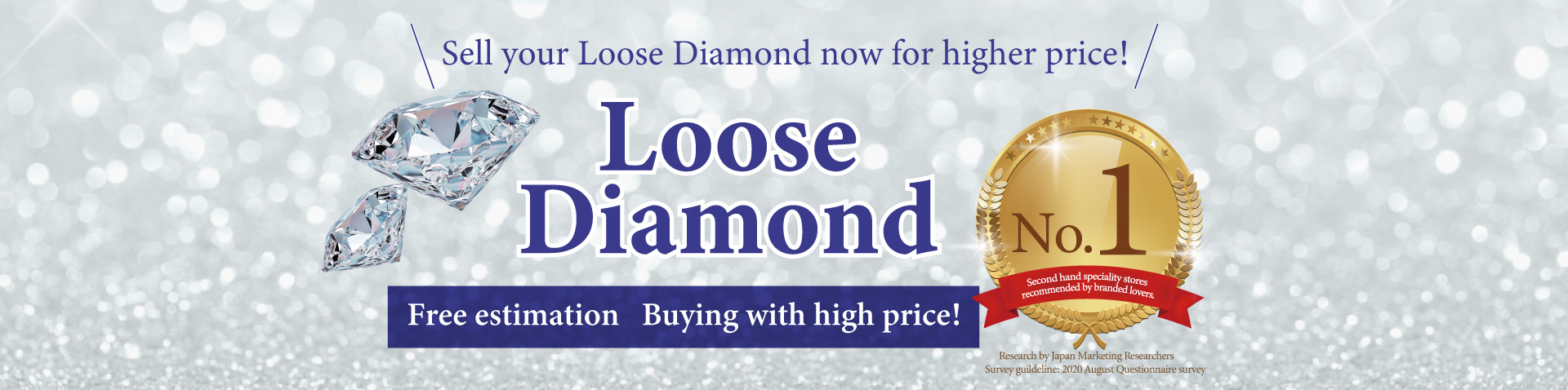 Free estimation of loose diamond