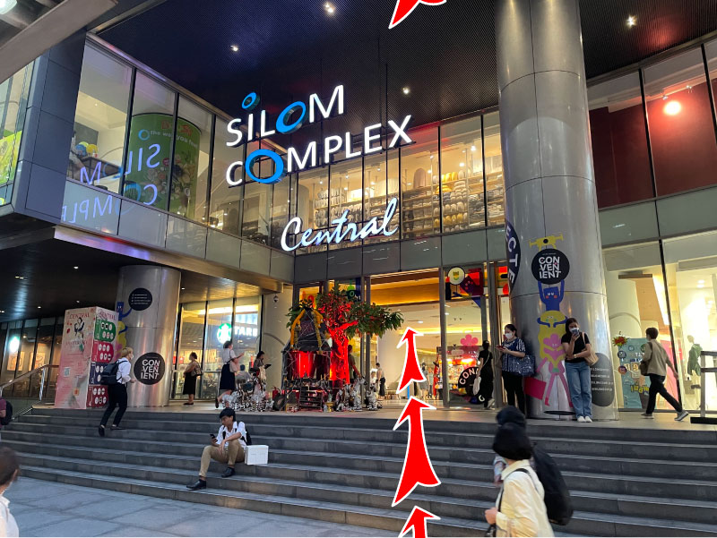 Entrance to Silom Complex Department Store