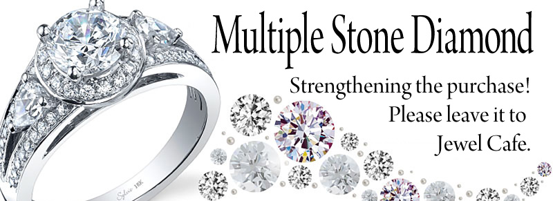 นำเพชรหินหลายก้อน