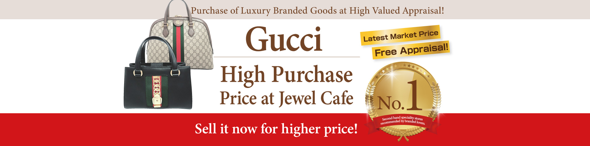 Purchase of Gucci handbag