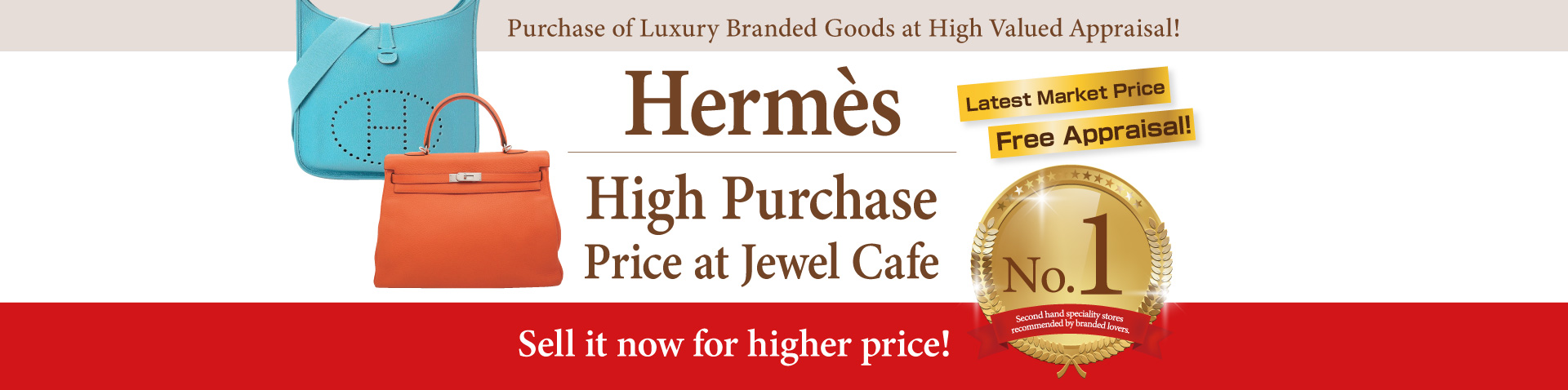 Purchase of Hermes handbag