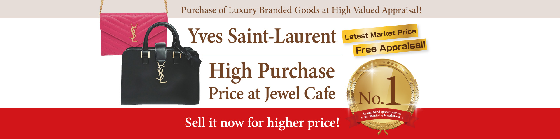 Purchase of Yves Saint-Laurent handbag