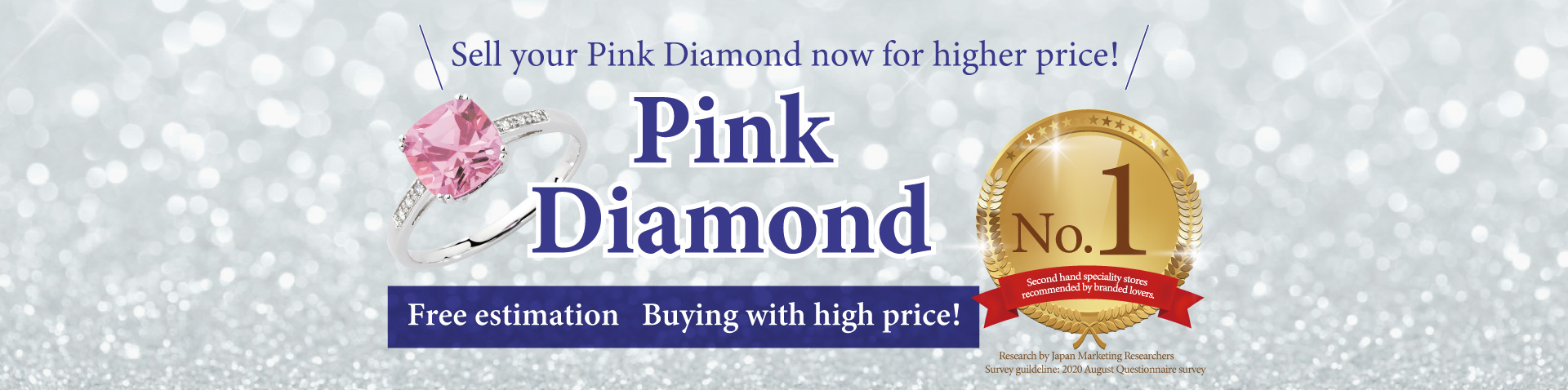 Free estimation of pink diamond